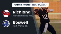 Recap: Richland  vs. Boswell   2017