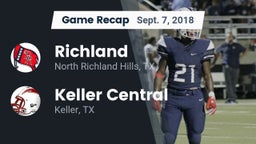 Recap: Richland  vs. Keller Central  2018