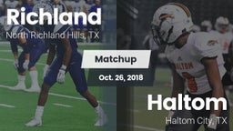 Matchup: Richland  vs. Haltom  2018