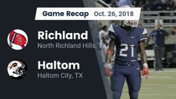Recap: Richland  vs. Haltom  2018