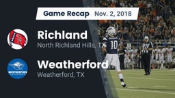 Recap: Richland  vs. Weatherford  2018