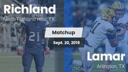 Matchup: Richland  vs. Lamar  2019
