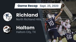 Recap: Richland  vs. Haltom  2020