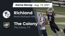 Recap: Richland  vs. The Colony  2021