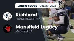 Recap: Richland  vs. Mansfield Legacy  2021