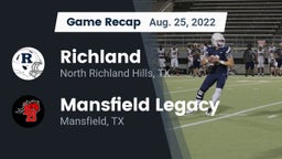 Recap: Richland  vs. Mansfield Legacy  2022