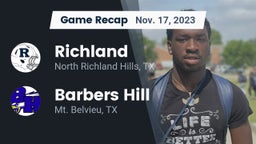 Recap: Richland  vs. Barbers Hill  2023