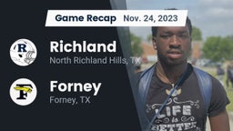 Recap: Richland  vs. Forney  2023