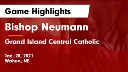 Bishop Neumann  vs Grand Island Central Catholic Game Highlights - Jan. 28, 2021