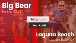 Matchup: Big Bear  vs. Laguna Beach  2017