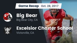 Recap: Big Bear  vs. Excelsior Charter School 2017
