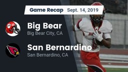 Recap: Big Bear  vs. San Bernardino  2019