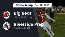 Recap: Big Bear  vs. Riverside Prep  2019
