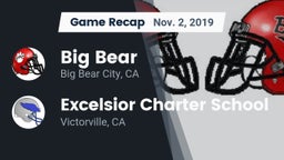 Recap: Big Bear  vs. Excelsior Charter School 2019