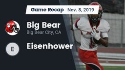 Recap: Big Bear  vs. Eisenhower 2019