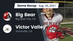 Recap: Big Bear  vs. Victor Valley  2021