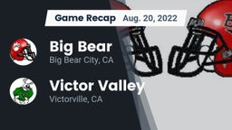 Recap: Big Bear  vs. Victor Valley  2022