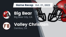 Recap: Big Bear  vs. Valley Christian  2022