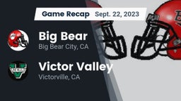 Recap: Big Bear  vs. Victor Valley  2023
