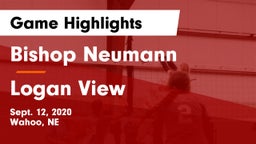 Bishop Neumann  vs Logan View  Game Highlights - Sept. 12, 2020