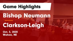 Bishop Neumann  vs Clarkson-Leigh  Game Highlights - Oct. 3, 2020