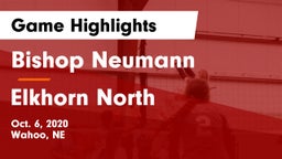 Bishop Neumann  vs Elkhorn North  Game Highlights - Oct. 6, 2020