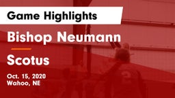 Bishop Neumann  vs Scotus  Game Highlights - Oct. 15, 2020