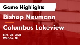 Bishop Neumann  vs Columbus Lakeview  Game Highlights - Oct. 20, 2020
