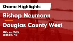 Bishop Neumann  vs Douglas County West  Game Highlights - Oct. 26, 2020