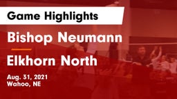 Bishop Neumann  vs Elkhorn North  Game Highlights - Aug. 31, 2021