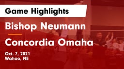 Bishop Neumann  vs Concordia Omaha Game Highlights - Oct. 7, 2021