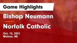 Bishop Neumann  vs Norfolk Catholic  Game Highlights - Oct. 12, 2021