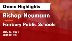 Bishop Neumann  vs Fairbury Public Schools Game Highlights - Oct. 16, 2021