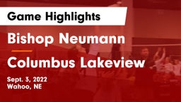 Bishop Neumann  vs Columbus Lakeview  Game Highlights - Sept. 3, 2022