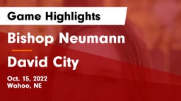 Bishop Neumann  vs David City  Game Highlights - Oct. 15, 2022