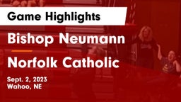 Bishop Neumann  vs Norfolk Catholic  Game Highlights - Sept. 2, 2023