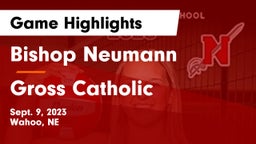 Bishop Neumann  vs Gross Catholic  Game Highlights - Sept. 9, 2023