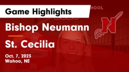 Bishop Neumann  vs St. Cecilia  Game Highlights - Oct. 7, 2023