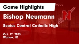 Bishop Neumann  vs Scotus Central Catholic High Game Highlights - Oct. 12, 2023