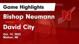 Bishop Neumann  vs David City  Game Highlights - Oct. 19, 2023