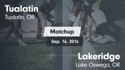Matchup: Tualatin  vs. Lakeridge  2016