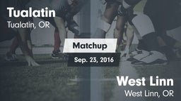 Matchup: Tualatin  vs. West Linn  2016