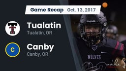 Recap: Tualatin  vs. Canby  2017