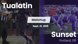 Matchup: Tualatin  vs. Sunset  2018
