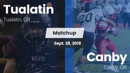 Matchup: Tualatin  vs. Canby  2018