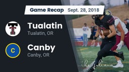 Recap: Tualatin  vs. Canby  2018