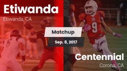 Matchup: Etiwanda  vs. Centennial  2017