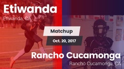 Matchup: Etiwanda  vs. Rancho Cucamonga  2017