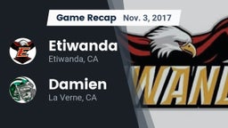 Recap: Etiwanda  vs. Damien  2017