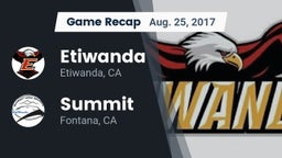 Recap: Etiwanda  vs. Summit  2017